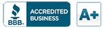 Better Business Bureau Accredited Business A+ logo